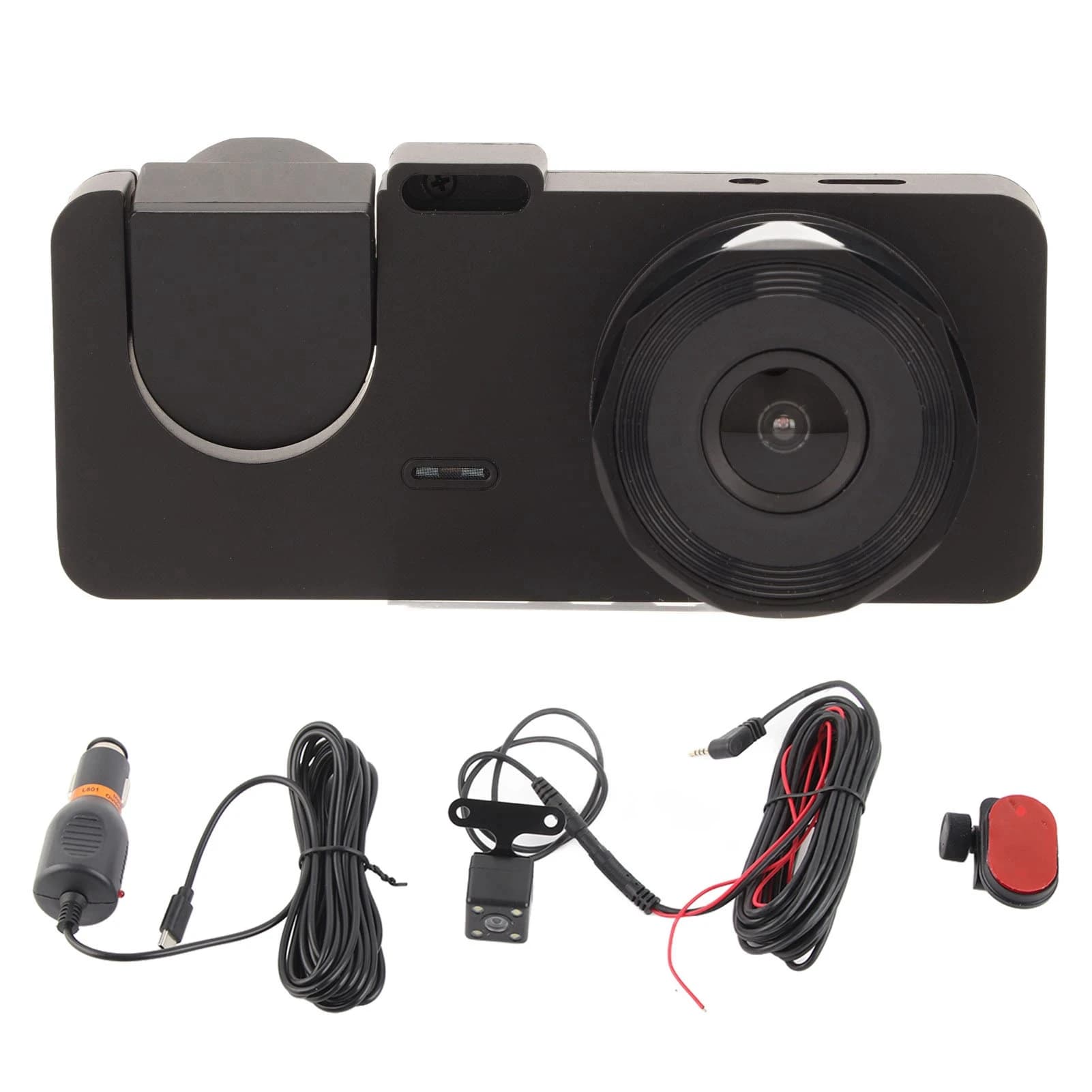 Dash Cam Dash Cam Professional 2.0 Inch HD Screen 1080P Intelligent Motion Detection Parking Monitoring 3 Lens Car Recorder