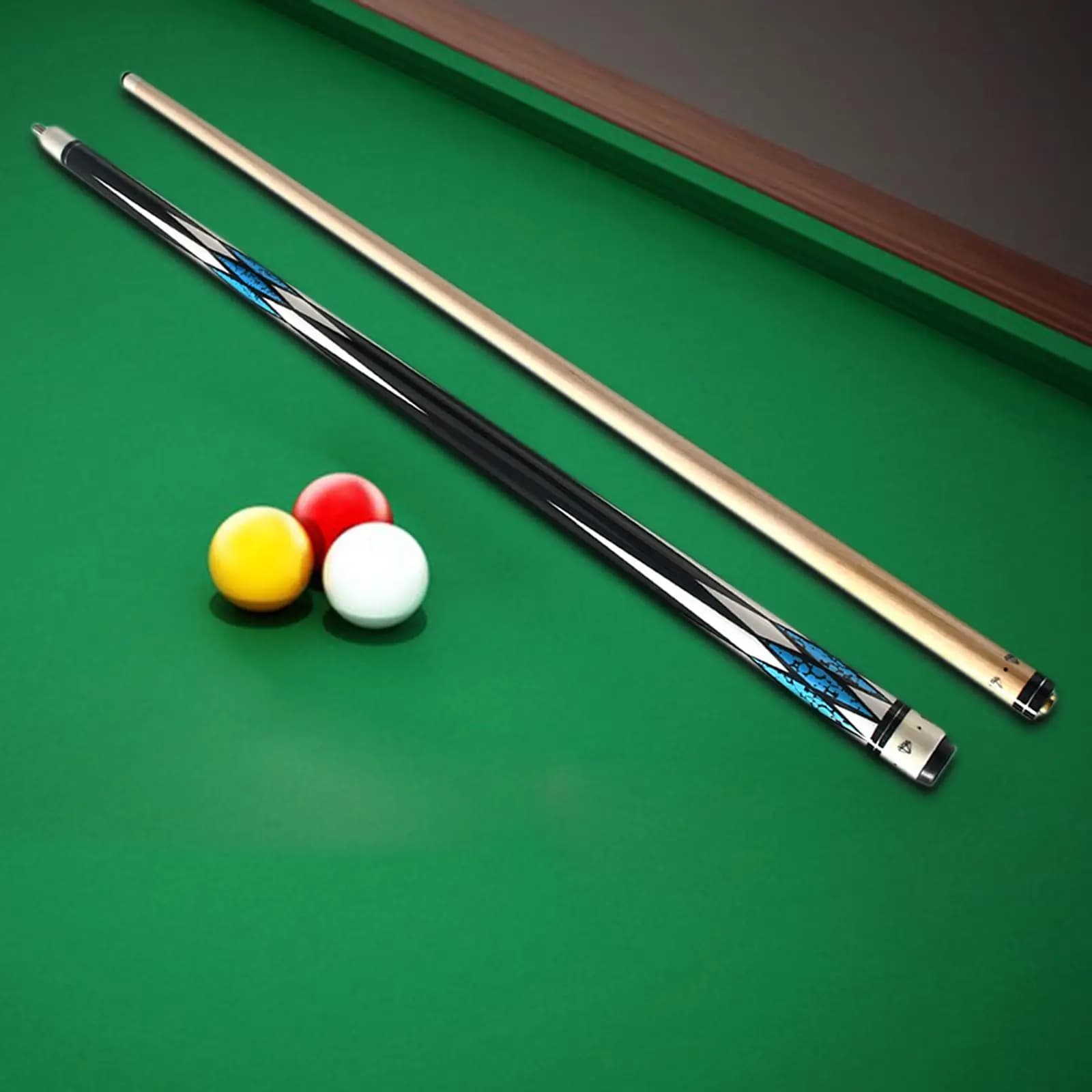 Stecca da biliardo divisa 1/2 realizzata in, lunghezza 145 cm, portatile, stabile,