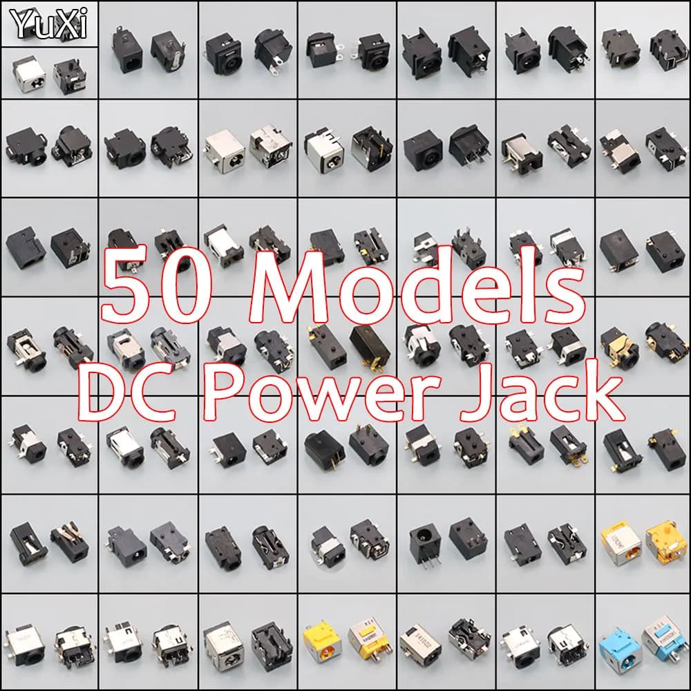 YUXI 50 modelli Laptop Tablet Notebook DC Power Jack presa connettore per IBM Lenovo Samsung Sony ASUS Acer Ramos