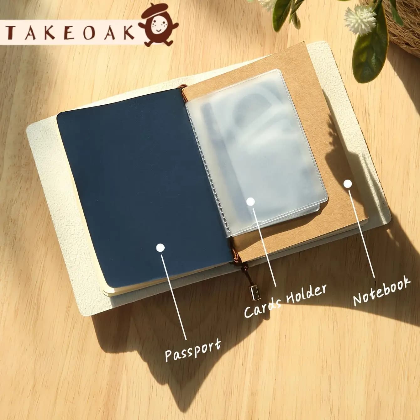 Porta Passaporto Personalizzato in Pelle PU con Scomparti per Carte, Agenda Tascabile Portatile, Regalo con Testo Inciso Personalizzato