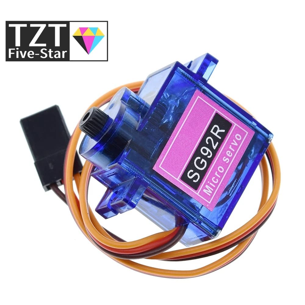 1/3PCS SG92R 2.5KG Micro 9g Servo Nylon ingranaggi in fibra di carbonio Sostituisci SG90 Per RC Modello Aeromodellismo Parti di elicotteri TZT