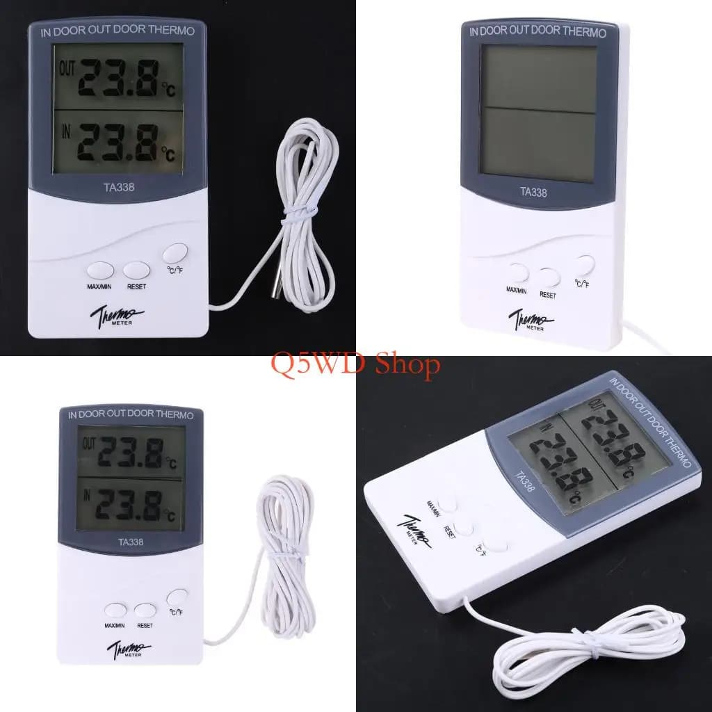 Q5WD TA338 Electronic precision thermometer with dual digital display probe
