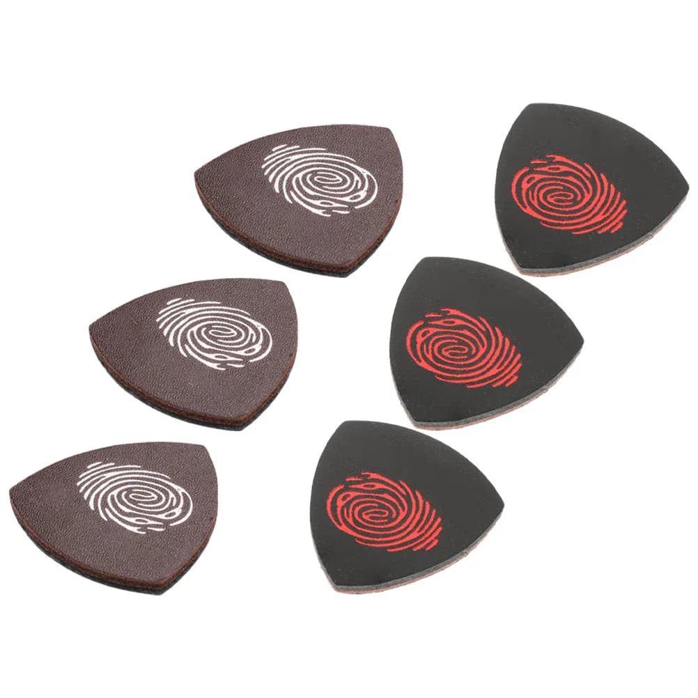 Set di 6 Plettri per Chitarra in PU, Plettri per Ukulele, Accessori Durevoli e Leggeri per Chitarra Folk ed Elettrica, Miglioratori di Suono