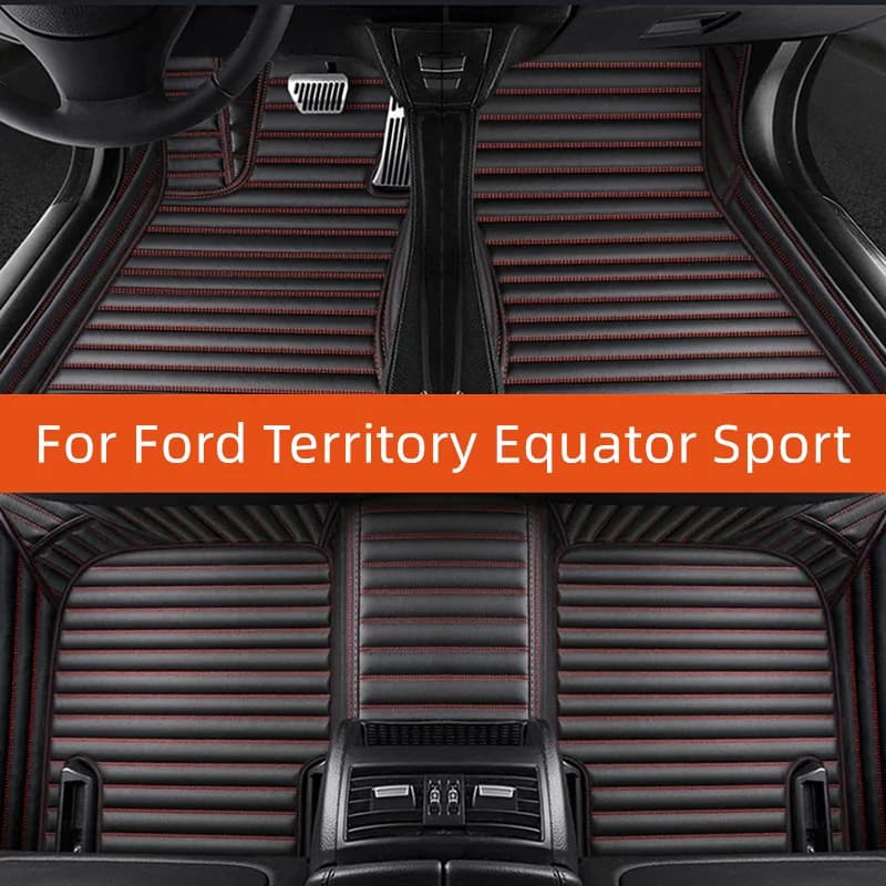 Tappetino per auto in pelle personalizzato per Ford Territory Equator Sport 2022 2023 2024 2025 2026 2027 Tappetino per auto Accessori interni