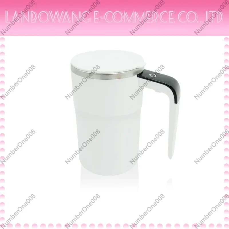 Smart Home Thermometer Magnetic Automatic Stirring Cup - Portable Coffee Mug for Protein Shakes and Powder