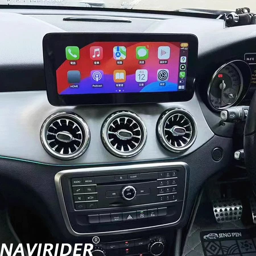 RHD Autoradio 10.25 pollici Android 13 Lettore Video Per Mercedes Benz GLA Classe A Classe NTG 4.5 2013-2015 GPS Stereo CarPlay Navi BT