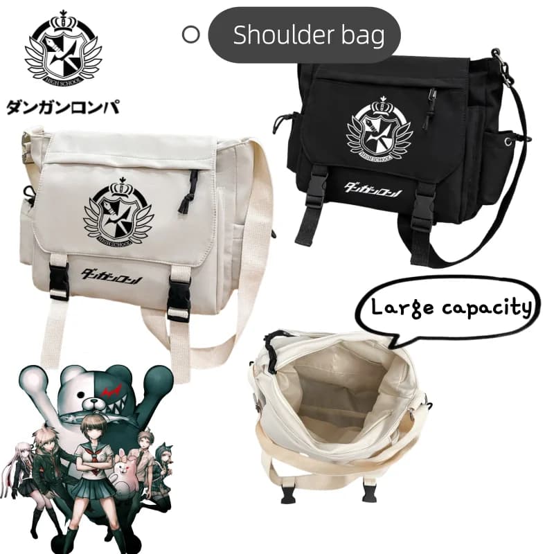 New Danganronpa Monokuma Anime Merchandise Two-Dimensional Shoulder Bag Creative Personality Large-Capacity Student Backpack