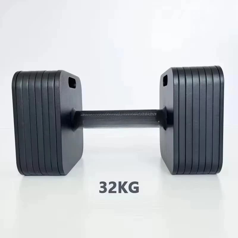 %a- Solid Steel Insert Dumbbell Set 20kg,24kg,28kg Super Fast Adjustment Support Kettlebell and Barbell bar Dumbbell