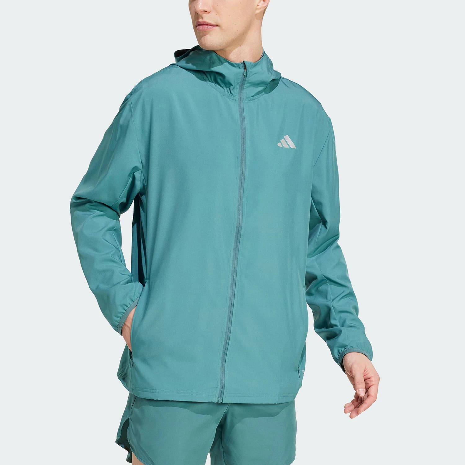 Adidas Authentic RUN IT JACKET Giacca con cappuccio da corsa per uomo e donna JM5742
