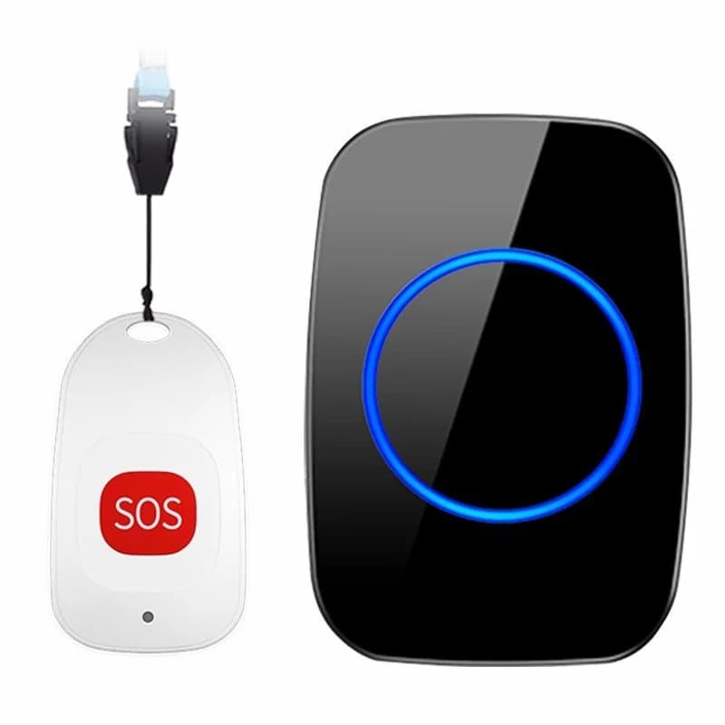 2 Pezzi Nuovo Citofono Audio Intelligente Impermeabile, Campanello Wireless 300m con Visione Notturna, Tecnologia di Rete, Alimentazione 12V, Supporta Scheda di Memoria