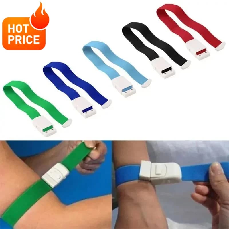 Laccio emostatico di emergenza portatile Fibbia in ABS da 2,5 * 42 cm per kit di sopravvivenza, strumento di pronto soccorso sportivo per escursioni in campeggio