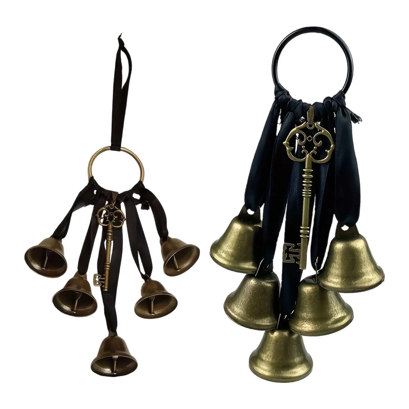 Campanelle Fatate Artigianali per Maniglia Porta, Carillon a Vento, Ciondolo Pagano, Protezione Domestica, Decorazione Strega per Interni ed Esterni