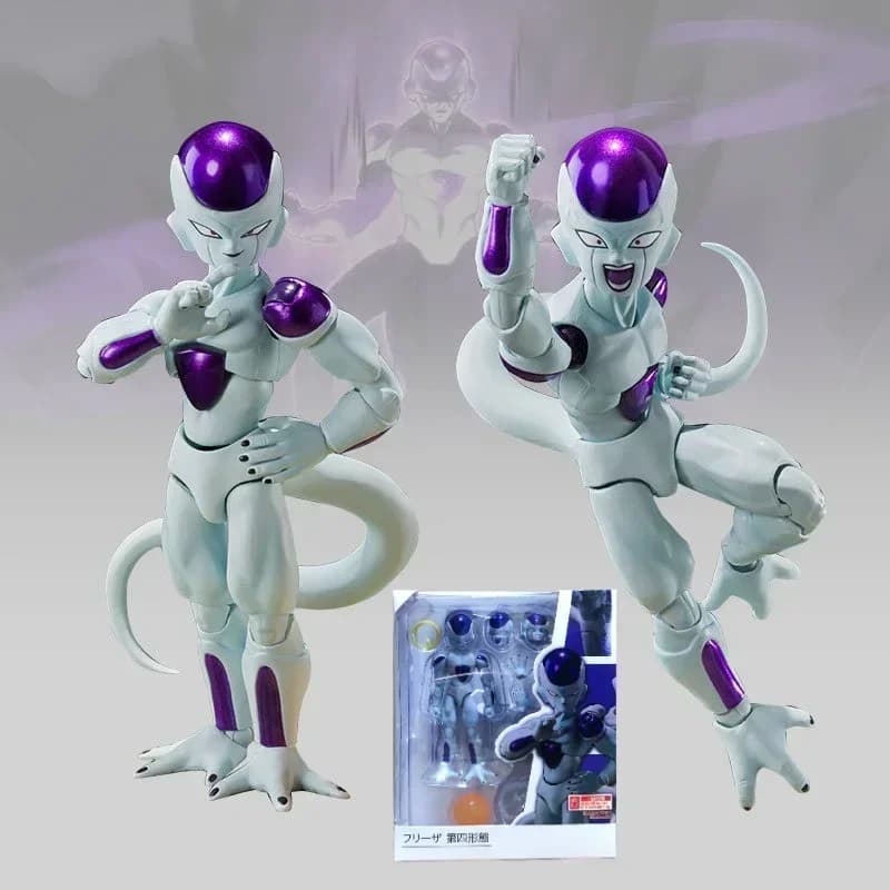 Disponibile - Dragon Ball Z SHF Frieza Quarta Forma - Action Figure Anime Frieza in PVC - Modellino da Collezione - Regalo di Compleanno