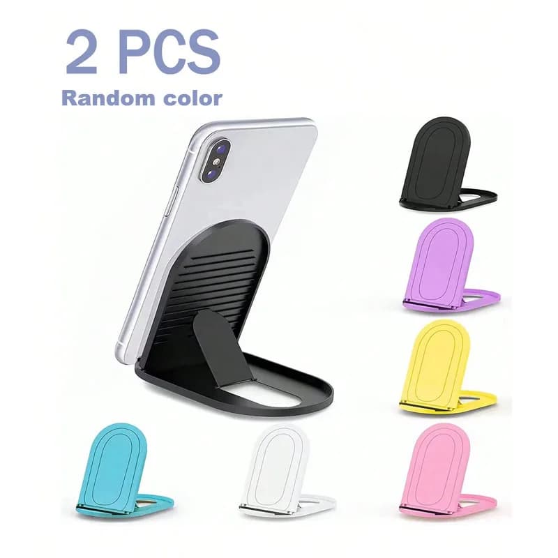 Random color Foldable Mobile Phone & Tablet Desktop Slouchy Holder Compatible With IPhone, Android Phone, Gift For Birthdays