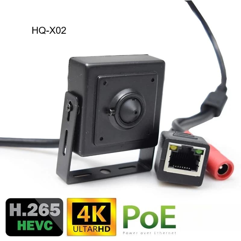 POE 4K 1080P 3MP 4MP 5MP 8MP P2P Sicurezza Mini telecamera IP per interni CCTV Mini telecamera di sorveglianza domestica Telecamera IP Industria nascosta
