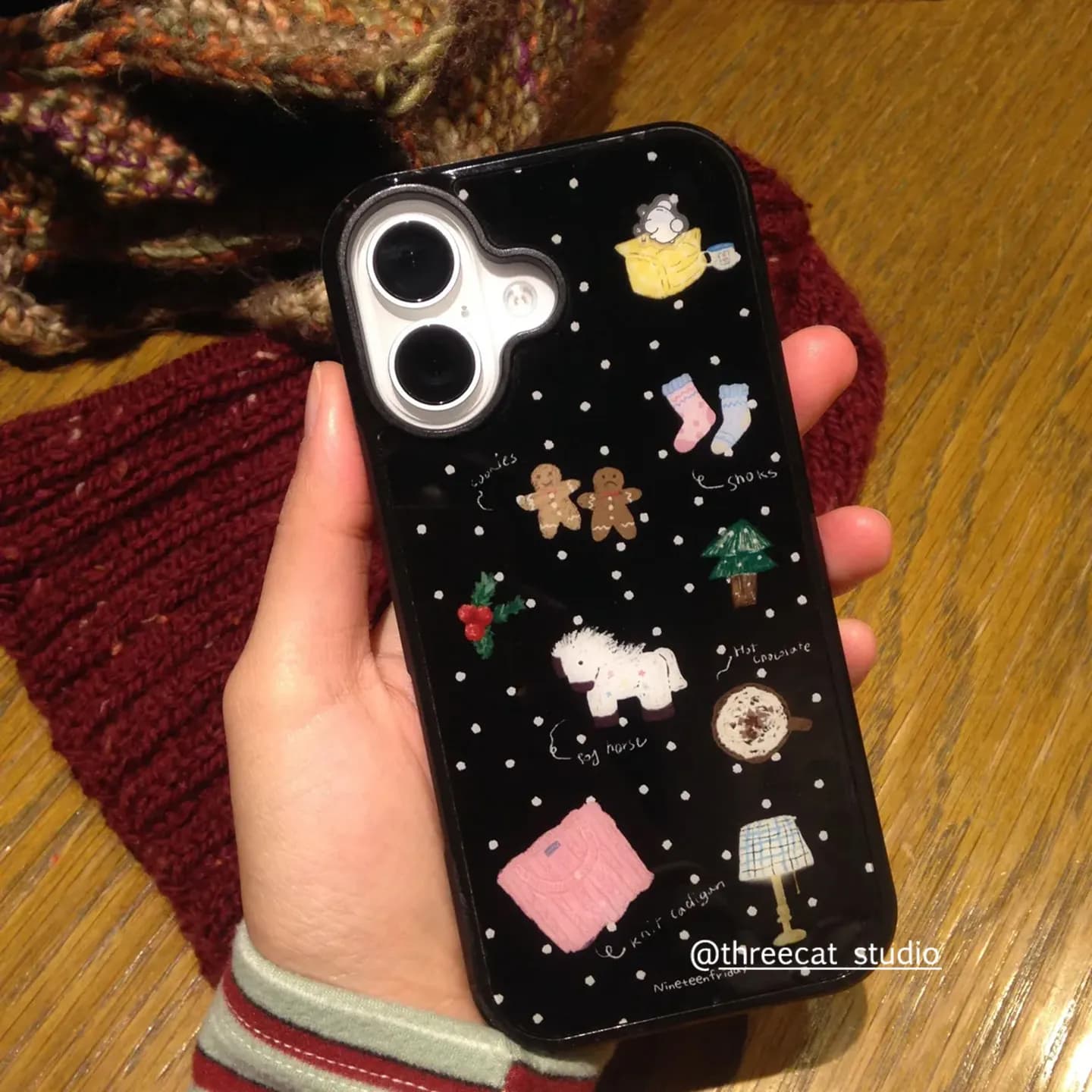 Ins Vintage Hand-Painted Oil Painting Phone Case For iPhone 17 Air 16 Pro Max 15 14 Plus 13 12 11 Shockproof Silicone Back Cover