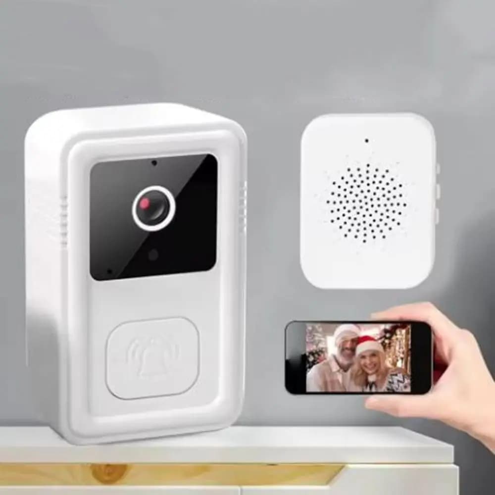 Campanello video WiFi autoadesivo Campanello wireless ad alta definizione a bassa potenza con citofono bidirezionale con rilevamento del movimento