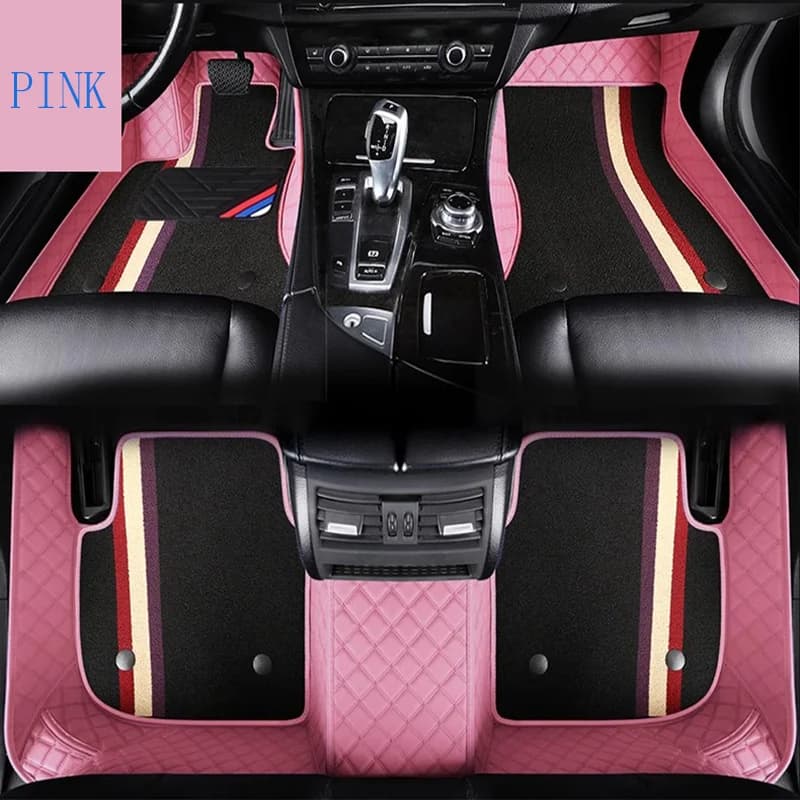 Tappetini Auto Personalizzati per Ford Kuga Escape 2012-2023, Tappeti Auto a Doppio Strato, Accessori per Auto, Rivestimenti per Pavimento