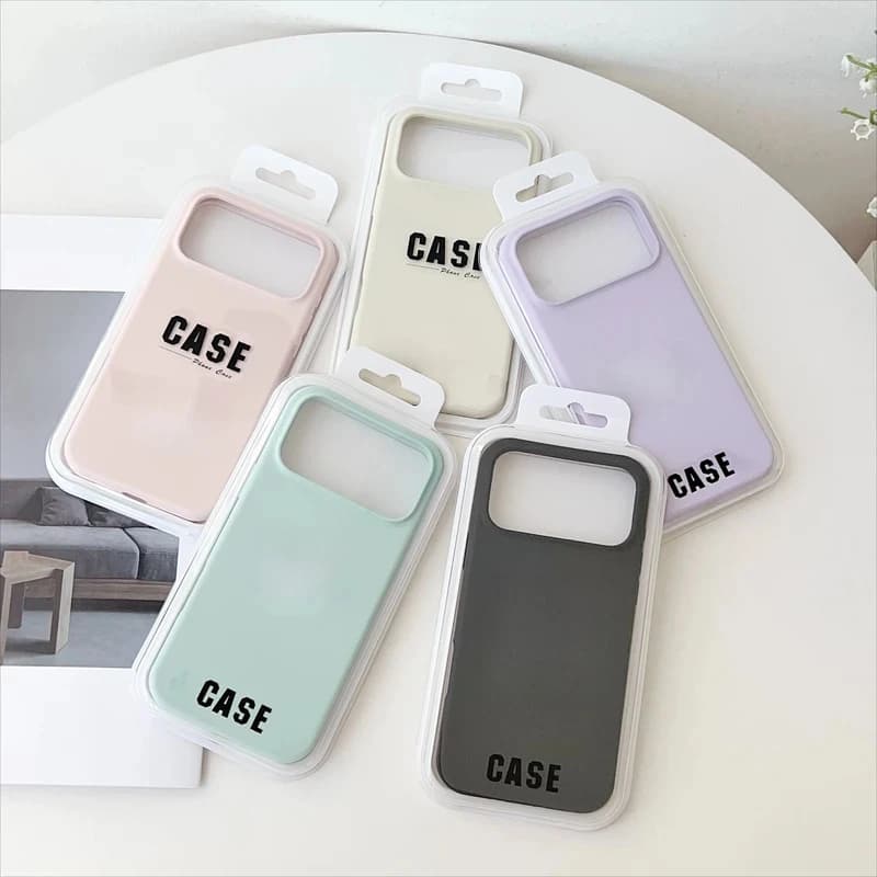 Custodia Originale in Silicone Liquido per iPhone 17 Pro Max Air 16 15 14 13 Pro Max con Ricarica Wireless MagSafe