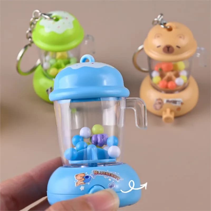 Portachiavi a forma di spremiagrumi a cartone animato, mini spremiagrumi portatile, ciondolo per borsa, giocattolo antistress per bambini, regalo, ciondolo per zaino