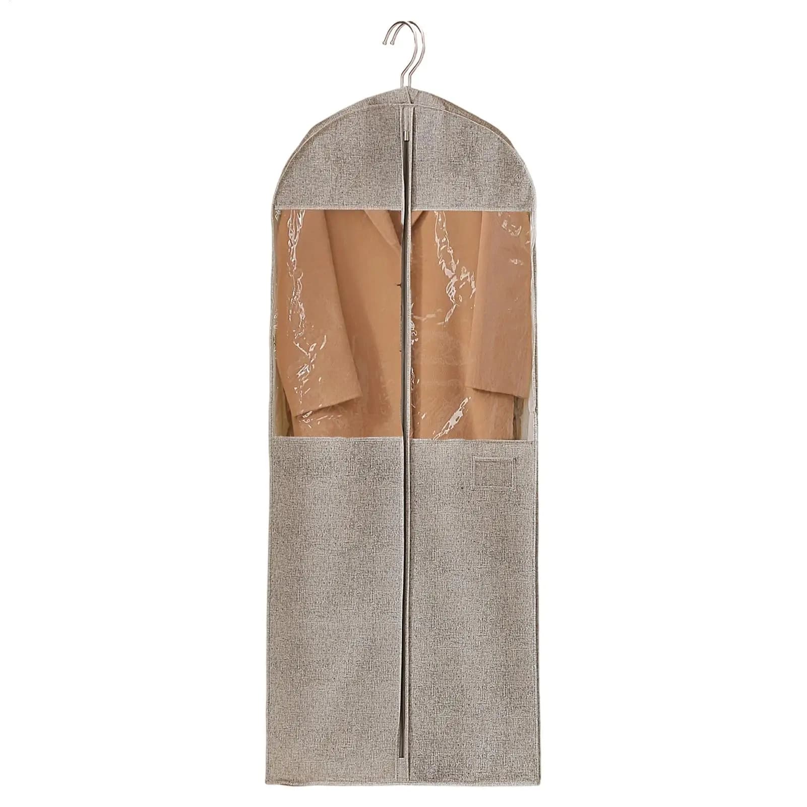 Garment Bags Breathable Dresses Coats Suit Covers With Clear Window Garment Bags Dresses For Coats Jackets Shirts Laundry