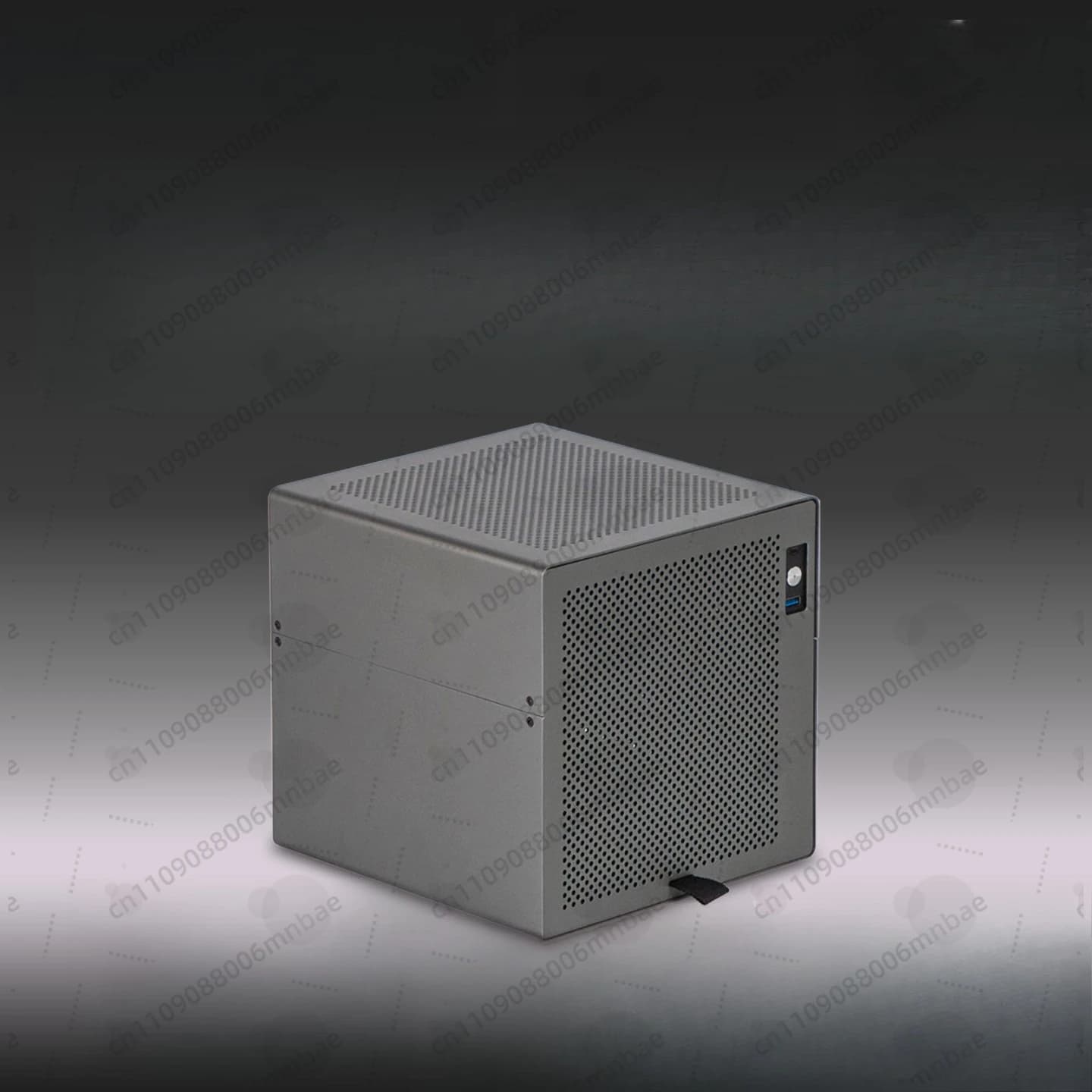 Chassis NAS a 4 Dischi in Alluminio Anodizzato, Alimentatore SFX, Server di Archiviazione ITX Semi-High PCIE Synology