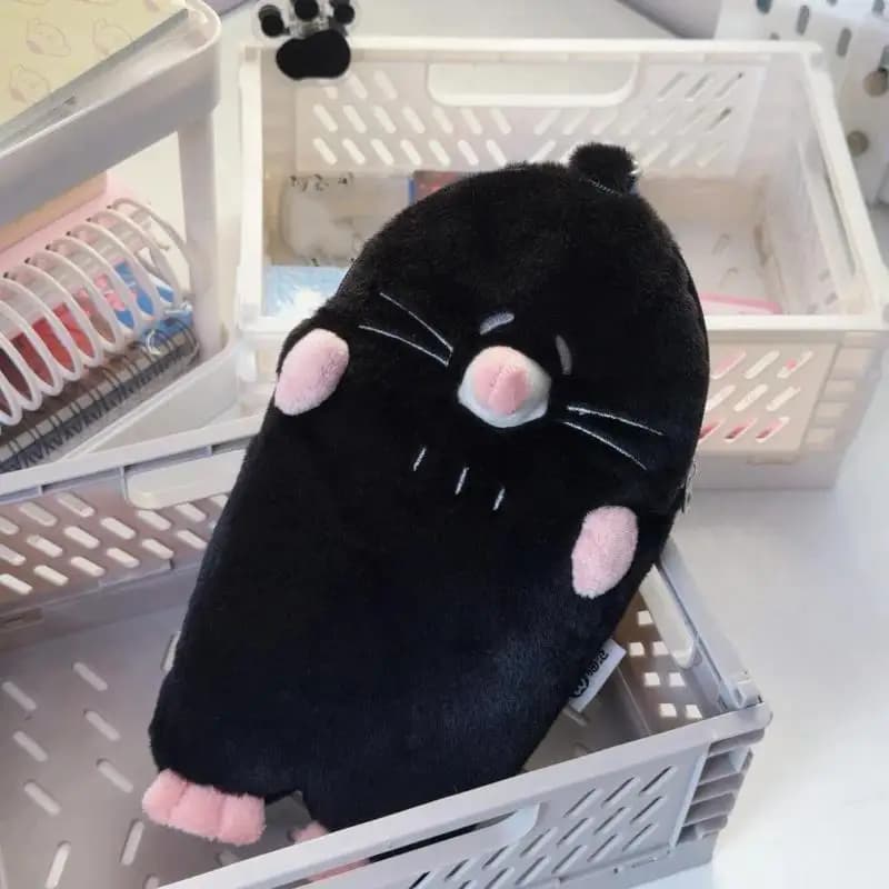 Interesting Mole Pencil Case Cartoon Large Capacity Stationery Storage Box Cute Portable Pen Bag Student School Office Gift