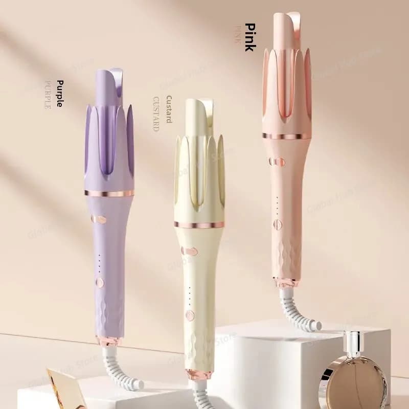 Bigodino per capelli anti-groviglio con ferro arricciacapelli automatico da 32 mm con ioni negativi Ultimo bigodino per capelli con bacchetta arricciacapelli per uno styling duraturo