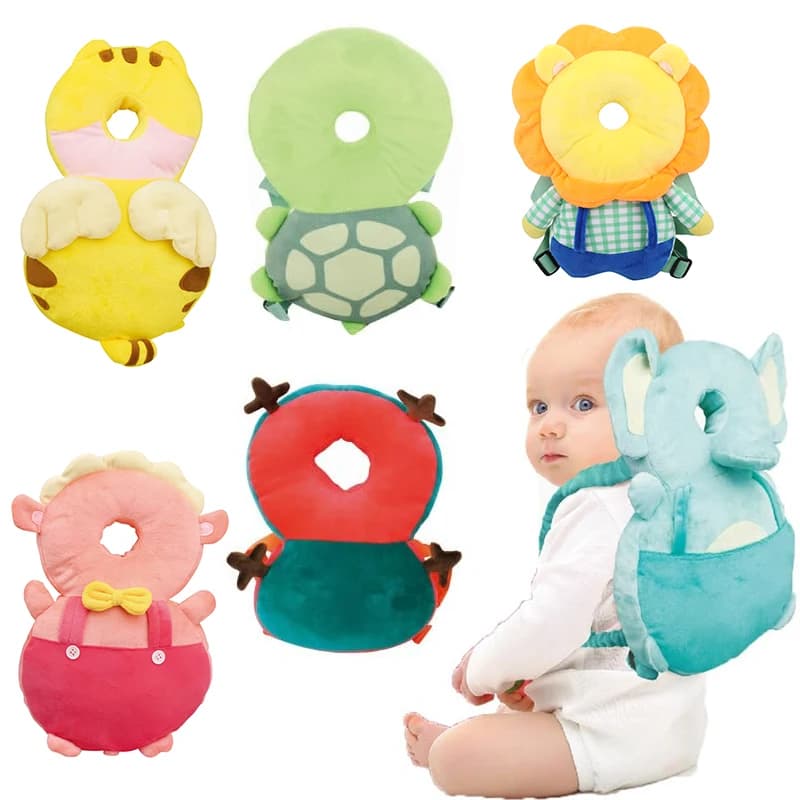 Cuscini di sicurezza per bambini Protezione per la testa del bambino Cuscino di sicurezza Animali dei cartoni animati Cuscini anticaduta Copricapo protettivo Regali di Natale per bambini
