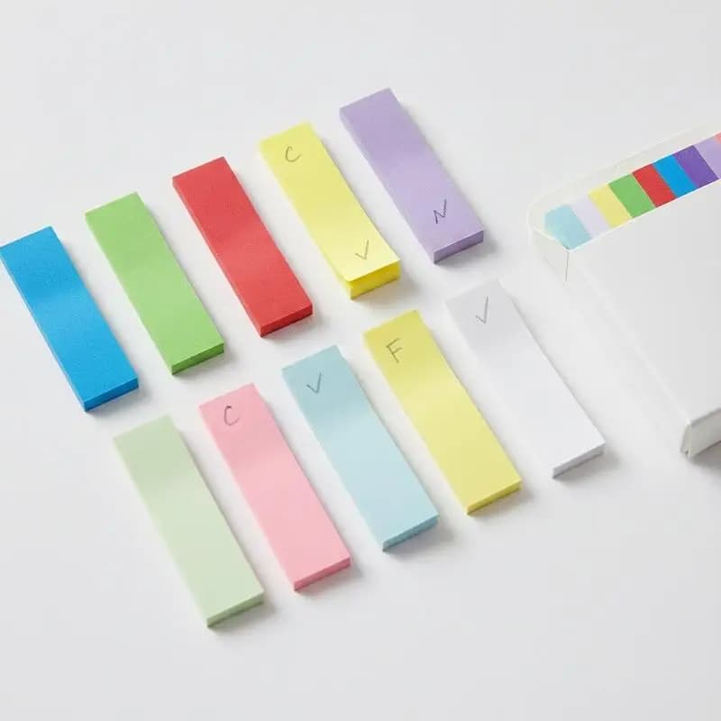 11-color Label Color Stick Sticky Note Mini Marker Reading Classification Writing Sticky Note Paper