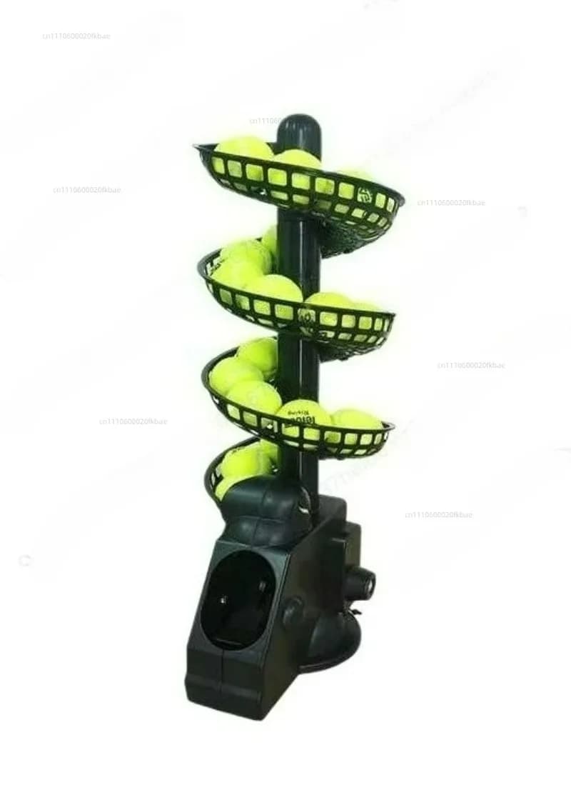 Tennis ball throwing machine tennis multi-ball portable training device for indoor and outdoor children and adults
