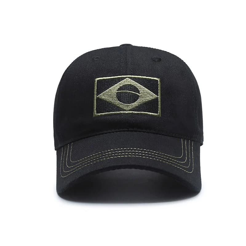 Army Camouflage Male Baseball Cap Men Embroidered Brazil Flag Caps Outdoor Sports Tactical Dad Hat Casual Hunting Hats