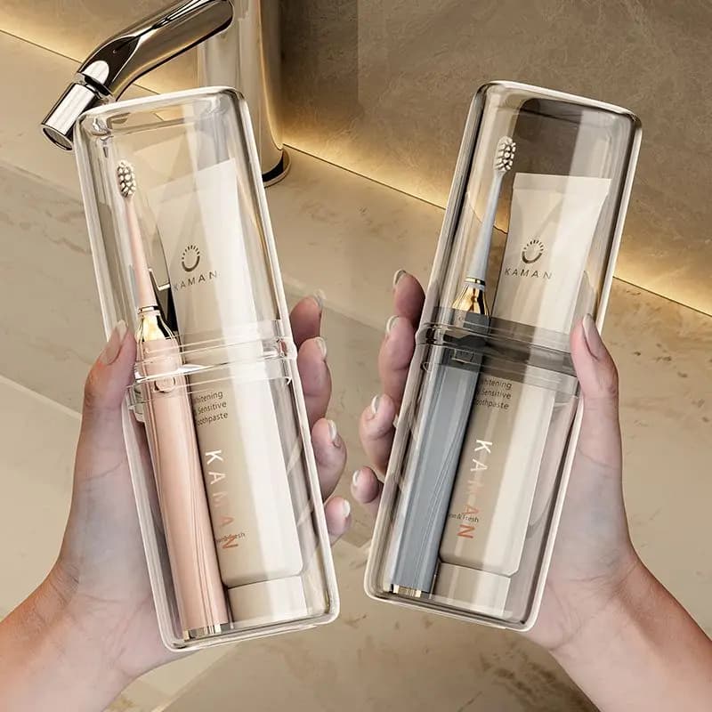 Tazza per collutorio portatile per scatola di immagazzinaggio per spazzolino elettrico da viaggio in uscita articoli essenziali per viaggiare e uscire negli hotel