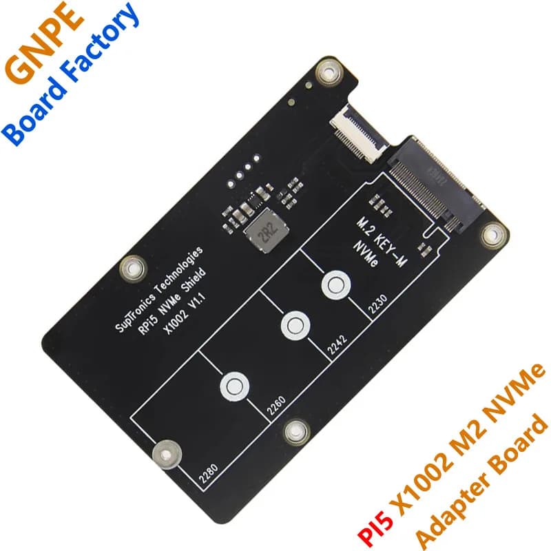 X1002 M.2 NVMe 2280 SSD Expansion Card with PCIE Protocol for Raspberry Pi 5