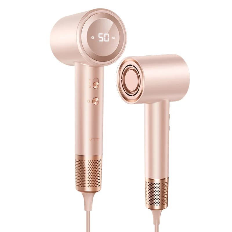 Elegant electric hair dryer for pets and home concentrator nozzle for hotels and outdoor plastics