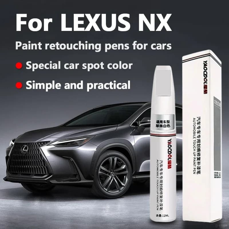 Per Lexus NX Vernice per auto Touch-up Penna Kit di riparazione graffi Cura della vernice Cera Spray Vernice Trace Remover, Adatto per Lexus NX