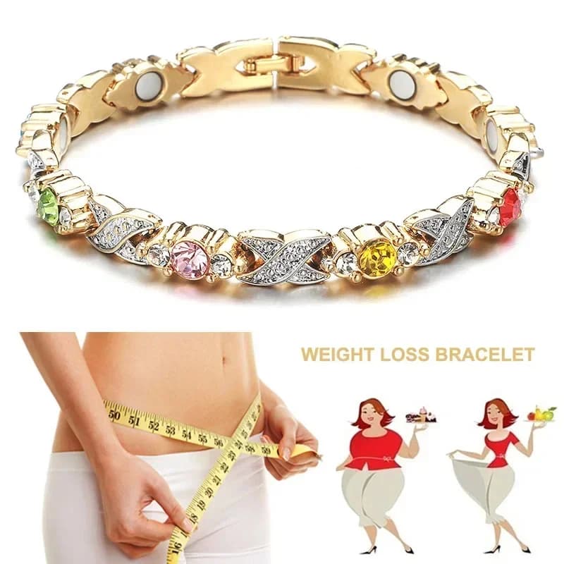 Women's Weight Loss Stone Burning Magnetic Burning Grasses Terapia Bracelets Stretch Ematite Stretch Beads Anti-Fairing Solve By Pain
