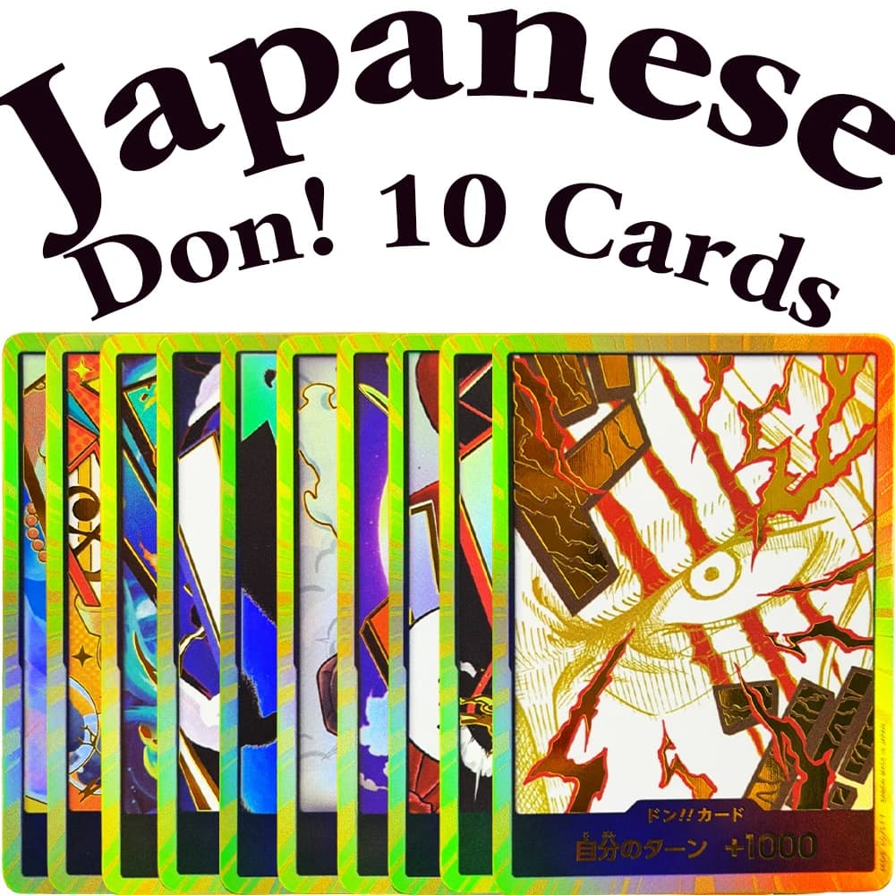 10 PEZZI DON! Carte da Gioco Giapponesi One Piece: Shanks, Hancock, Gear Marco, Nami, Nico Robin, Uta - Carte Proxy Collezionabili Anime Fai-da-Te