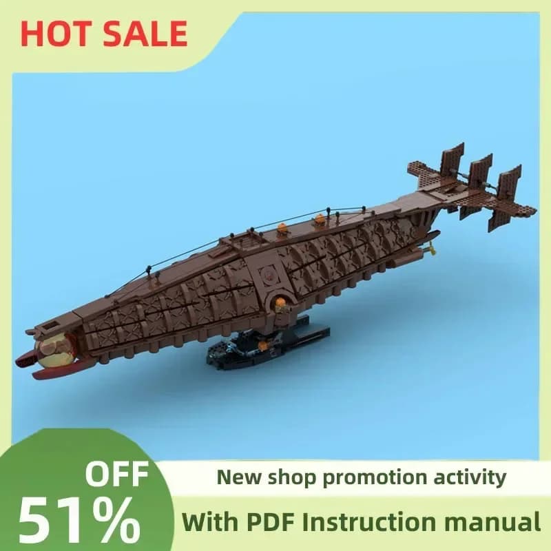 Nuovo 3825 Pz Famosa Serie di cartoni animati Atlantis Ulysses Sottomarino Moc Modello Puzzle personalizzato Fai da te Idee creative Giocattoli per bambini Regalo di compleanno