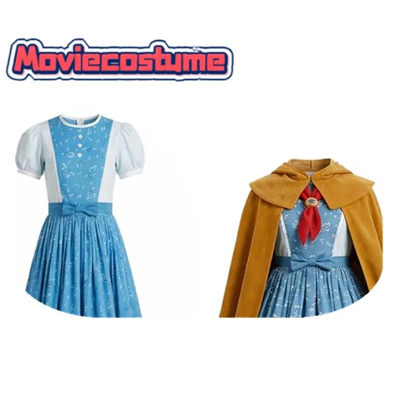 Costume Cosplay Holly Wheeler ST 2025, Abito Fantasia, Mantello con Cappuccio, Outfit per Halloween, Carnevale e Feste a Tema