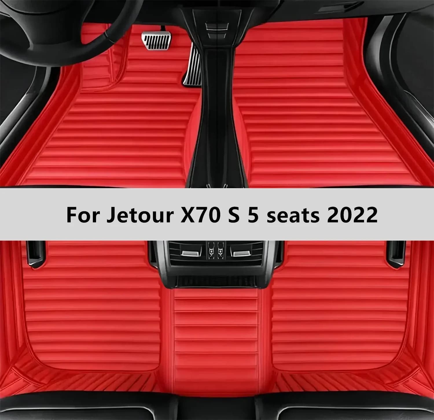 Tappetini per auto personalizzati per Jetour X70 S 5 posti 2022 Tappetino per auto Accessori per tappetini per auto Uomo Donna Accessori interni