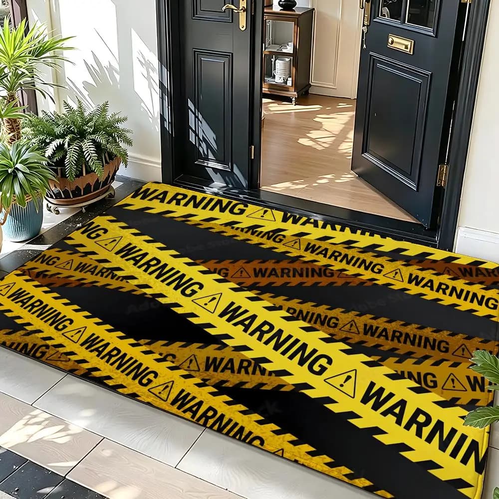 Tappetino S-stop in Morbido Flanella, Tappeto Antiscivolo Assorbente per Ingresso, Bagno e Camera da Letto