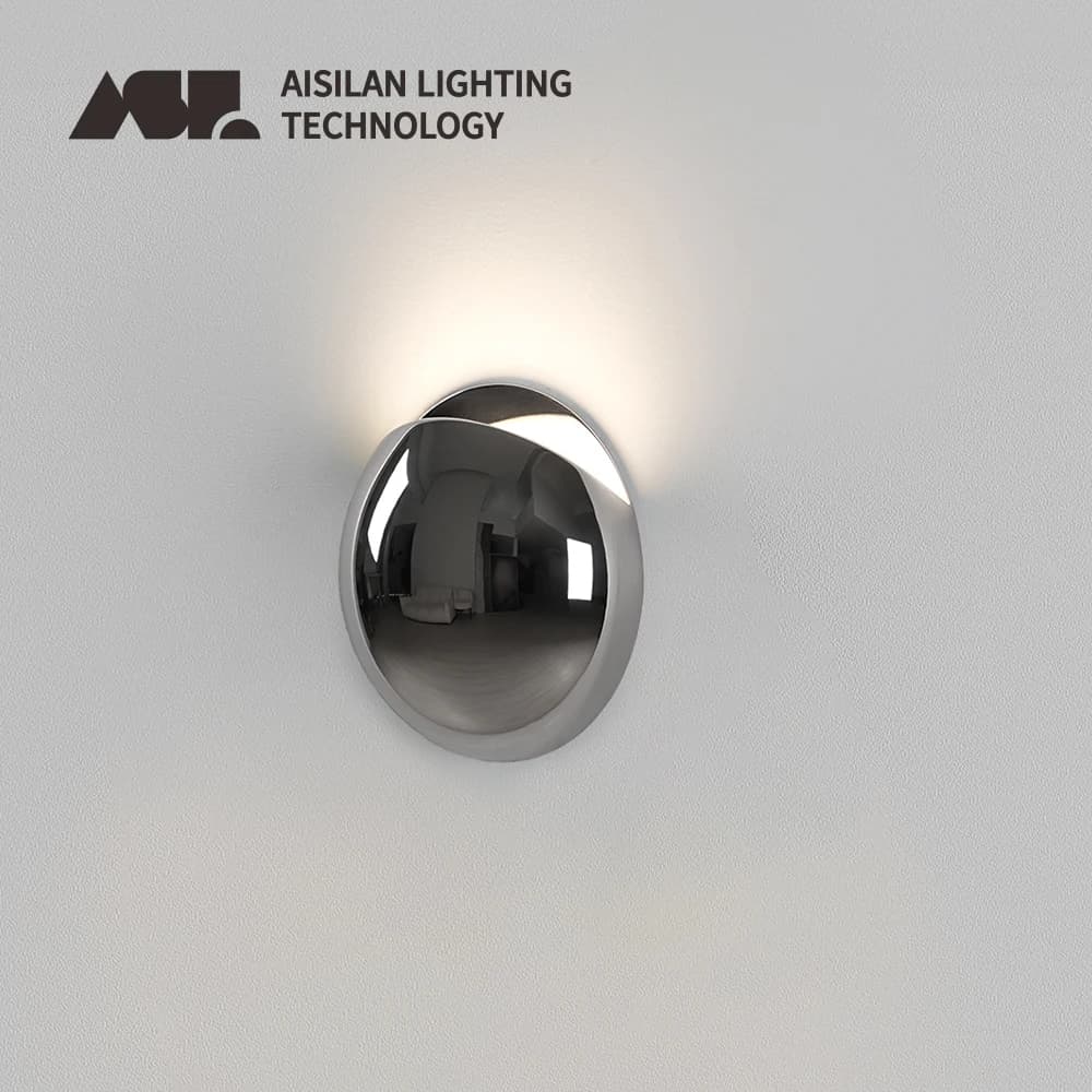 Aisilan LED Wall Lamp Garden Outdoor Waterproof IP67 Indoor Modern 7W Wall Lighting for Bedroom Nightstand Stair Entrance