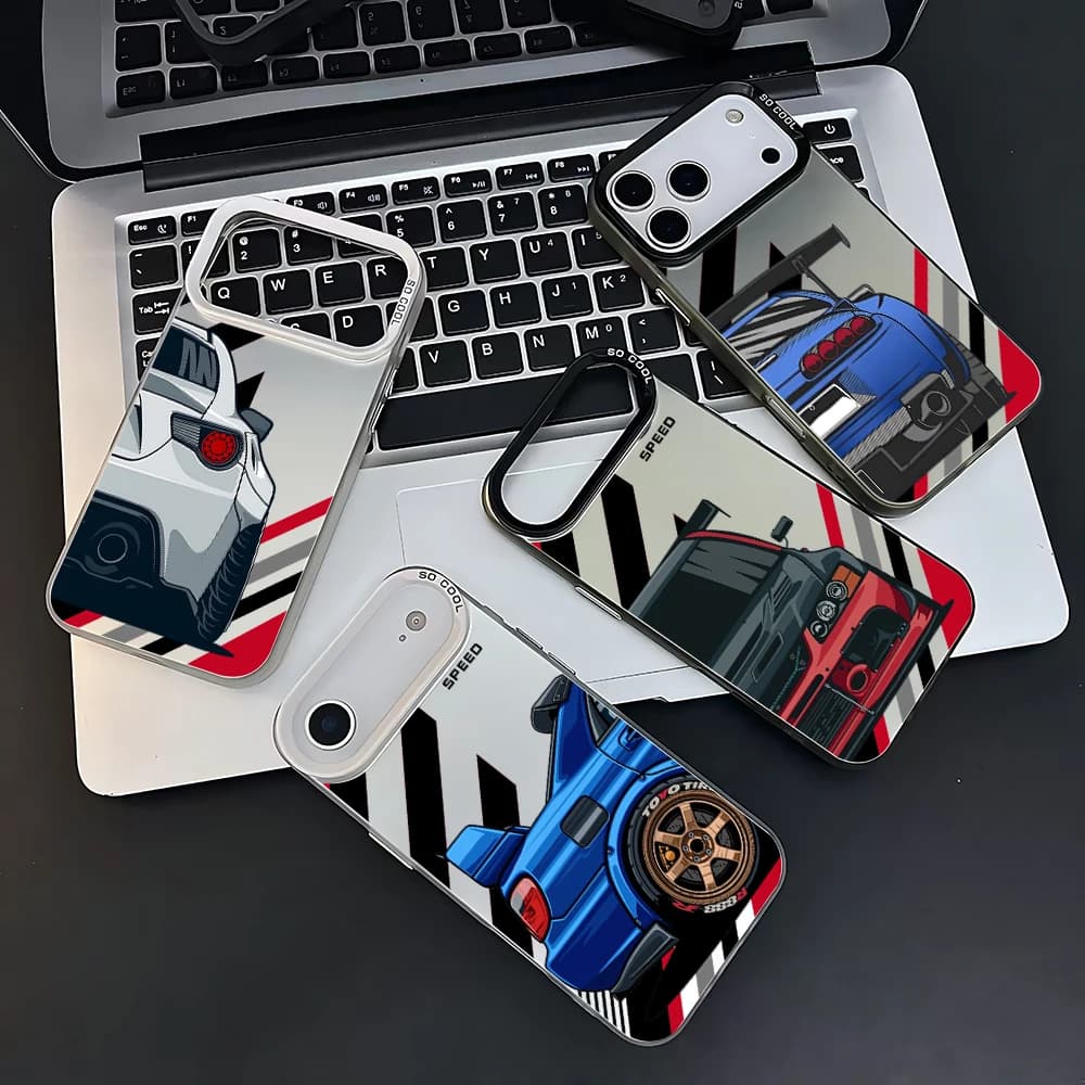 Custodia per telefono opaca per auto JDM modificata del fumetto Huawei Honor 400 200 90 X6b X7a X5 X8a X9b X7b X9C X5C 70 nova 11 10 Smart Lite 4G 5G