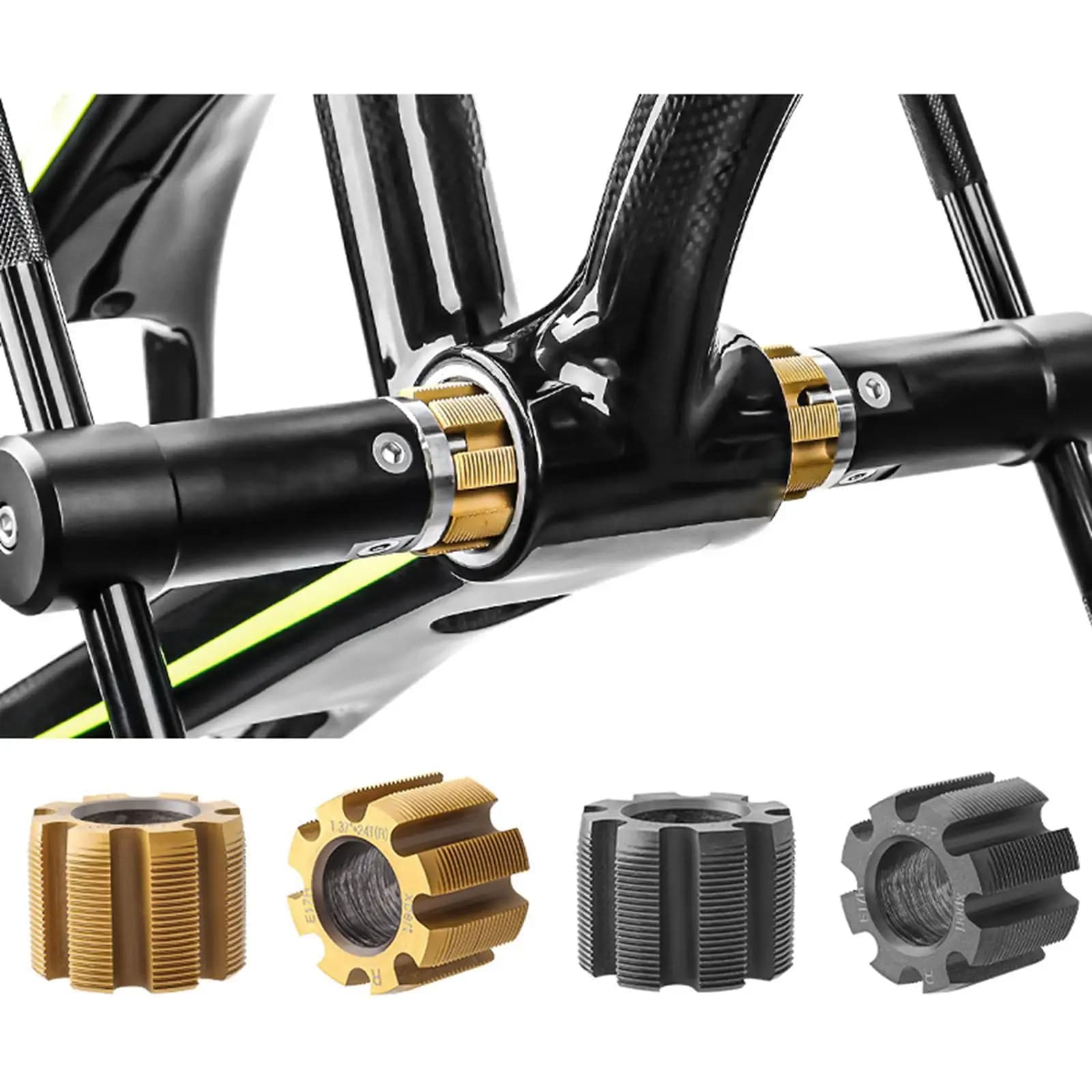 1 Set Bottom Bracket Thread Tapping Tool BC 1.37 Screw Accessories L & R