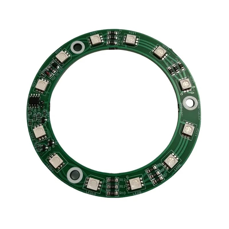 Arcade Fishing Rod Light Panel Round Ring Shape 7 Color LED Light Replacement Part for Deep Sea Party Game