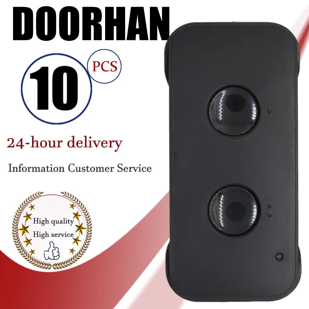 10PCS 433MHz,DOORHAN door key for DOORHAN 2， DOORHAN TRANSMITTER 4 DOORHAN -2 PRODOORHAN TRANSMITTER -4