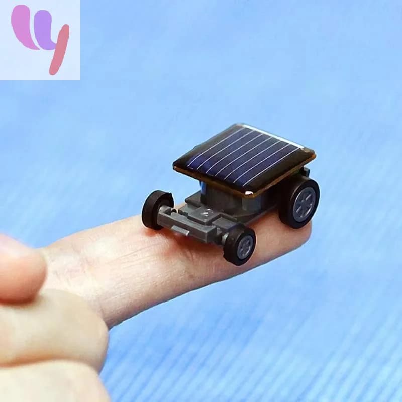 Set Educativo di Auto a Energia Solare, Gadget Creativo, Mini Auto a Energia Solare, Giocattolo per Educazione Precoce, Esperimento Scientifico