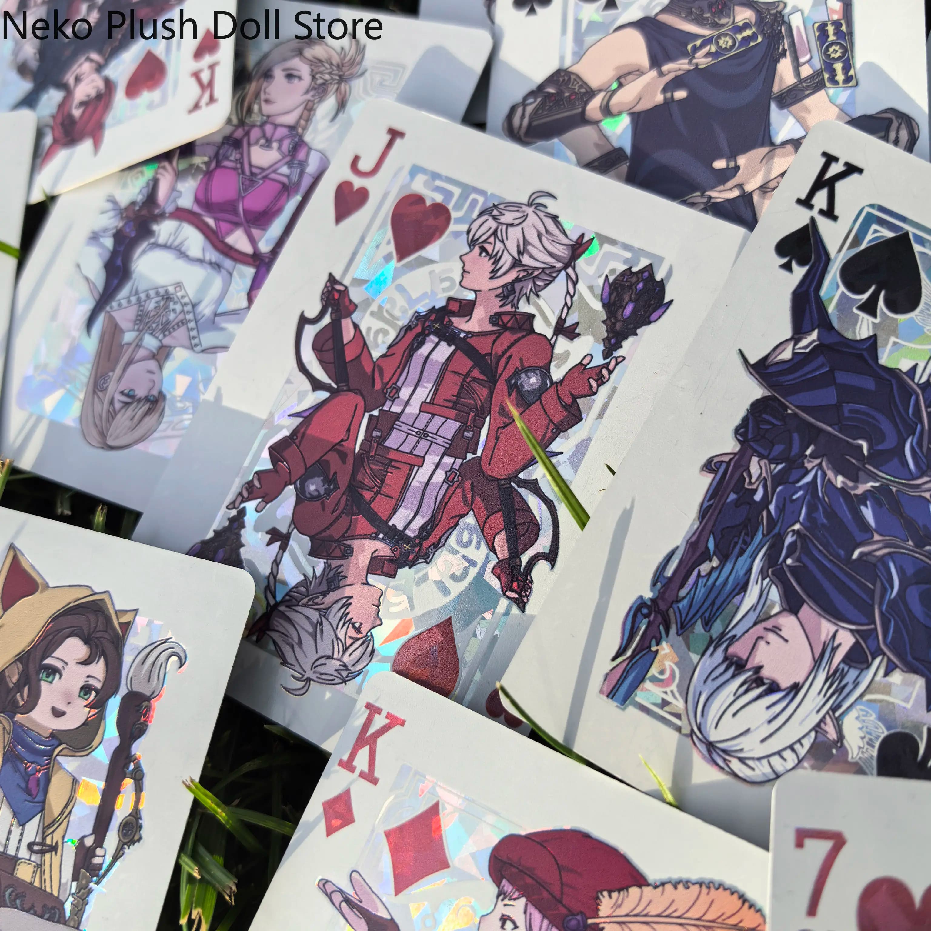 Final Fantasy XIV FF14 Gioco di carte da poker Giochi da tavolo Anime Bambini Giocattoli per bambini Gioco di carte Cosplay