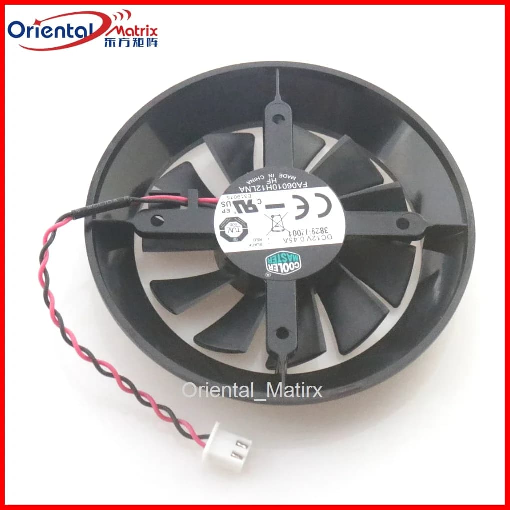 Spedizione Gratuita FA06010H12LNA 12V 0.45A 78mm 34*34*34*34mm Per GTX750ti GT640 Grafica/Scheda Video Cooler Ventola di Raffreddamento 2Pin
